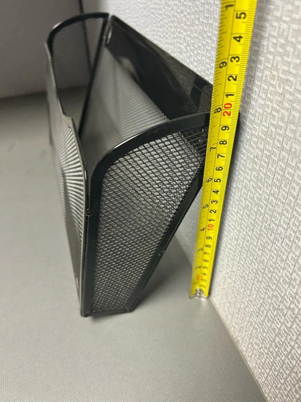 Mesh Desk Tray Organizer in Black - edison
